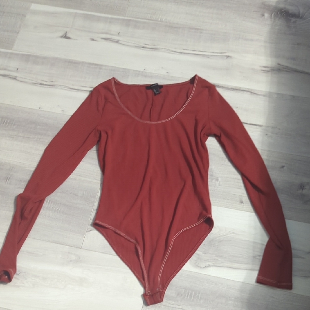 Rust Long Sleeve Bodysuit